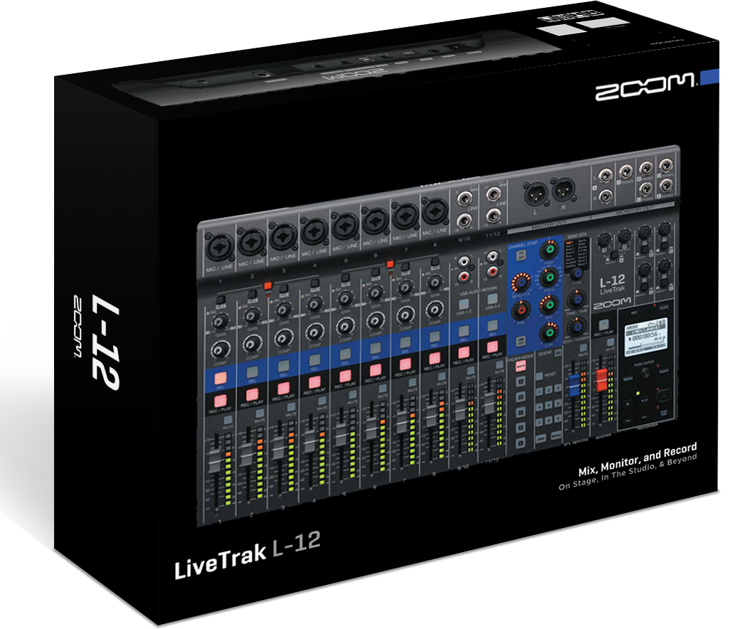 Mezcladora Zoom LiveTrack L12