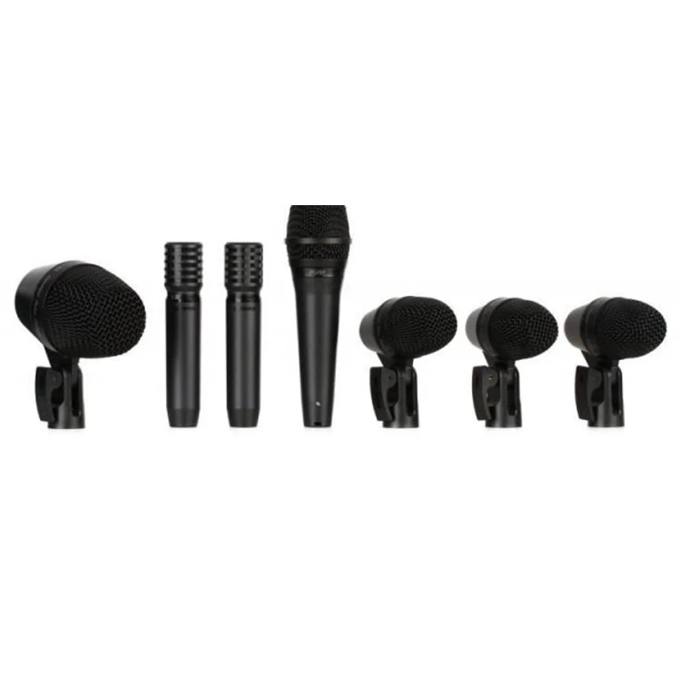 Set de 7 Micrófonos para batería SHURE PGADRUMKIT7