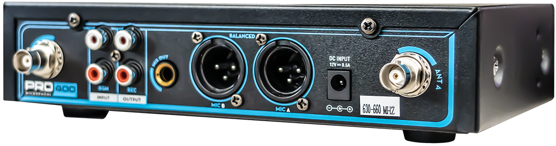 Sistema Inalambrico Dual de Mano SuperBright PRO-400