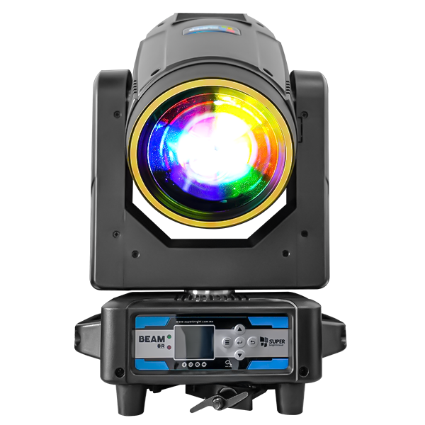 Cabeza Móvil BEAM 8R SuperBright Aro Led 2 Pzas C/Estuche