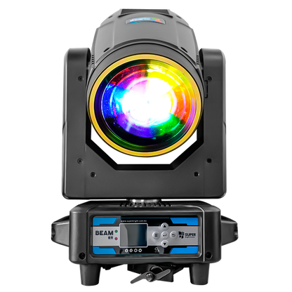 Cabeza Móvil BEAM 8R SuperBright Aro Led 2 Pzas C/Estuche