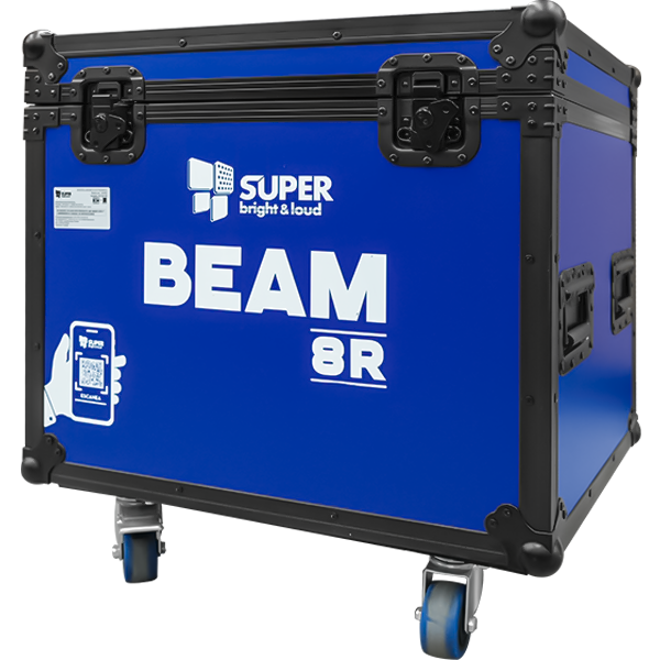 Cabeza Móvil BEAM 8R SuperBright Aro Led 2 Pzas C/Estuche