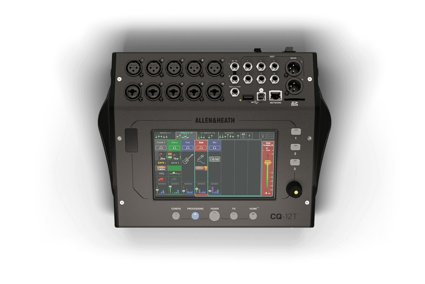 Mezcladora digital 12 entradas y 8 salidas Allen&Heath CQ12T
