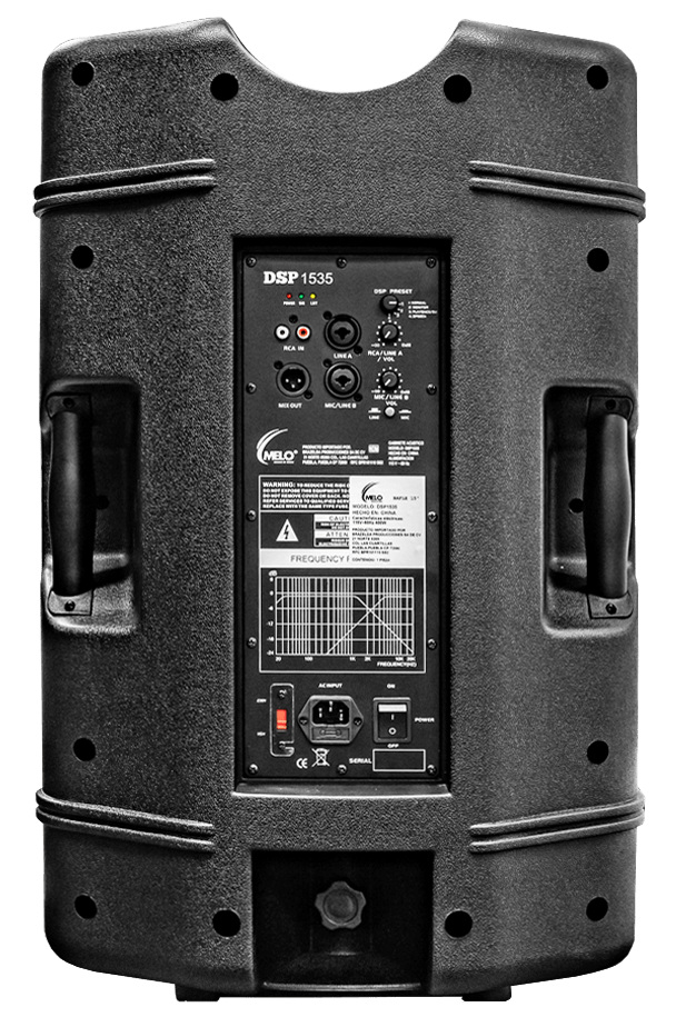 Bafle Activo MELO 15" con DSP 400 Wts RMS DSP1535