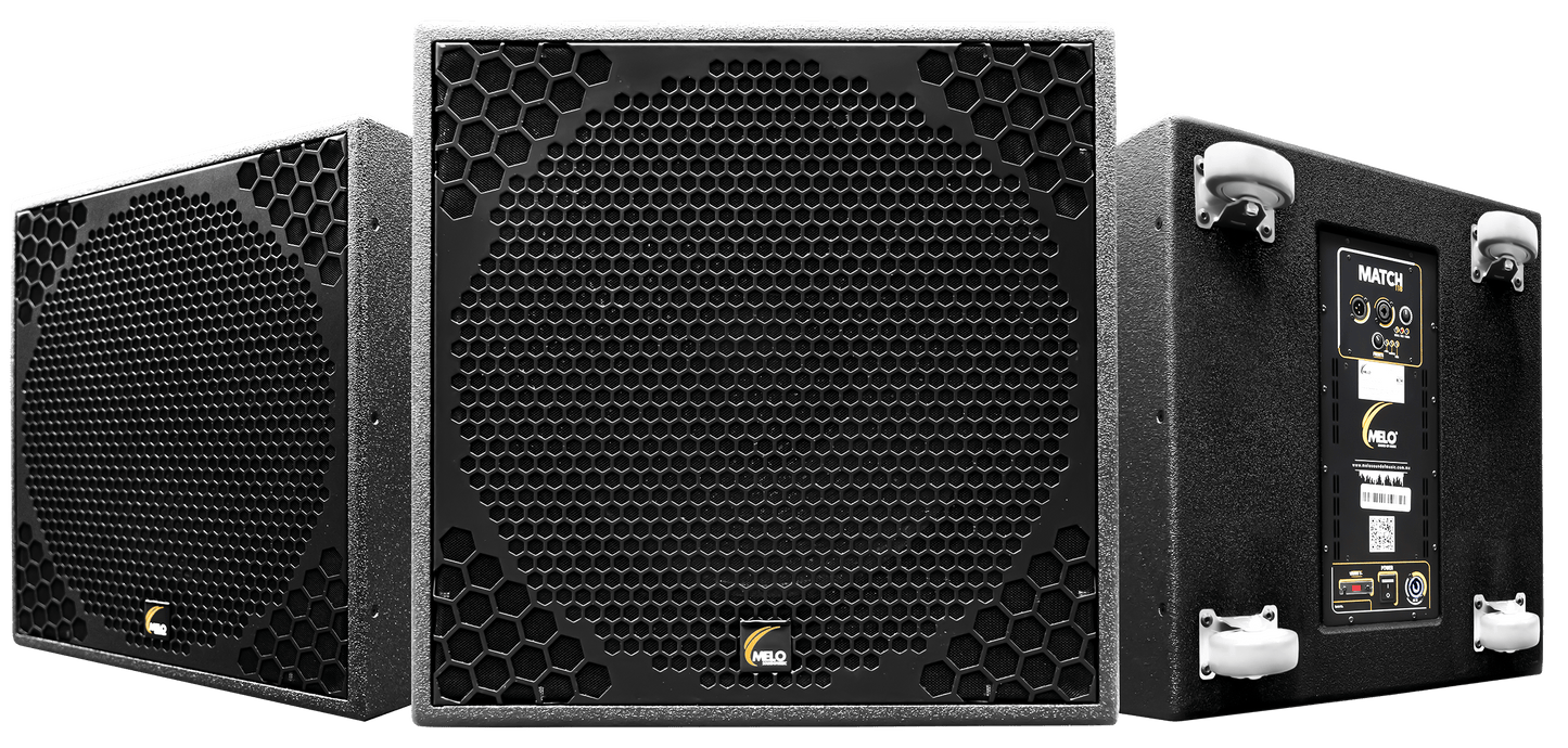 Subwoofer Activo MELO 1x18" 1000 Wts MATCH118