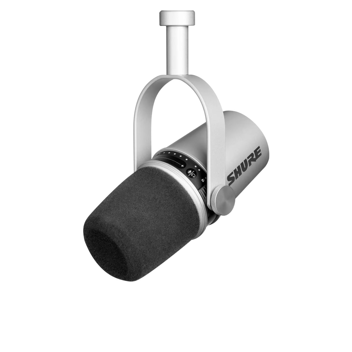 Micrófono para podcast y home office plata SHURE MV7-S