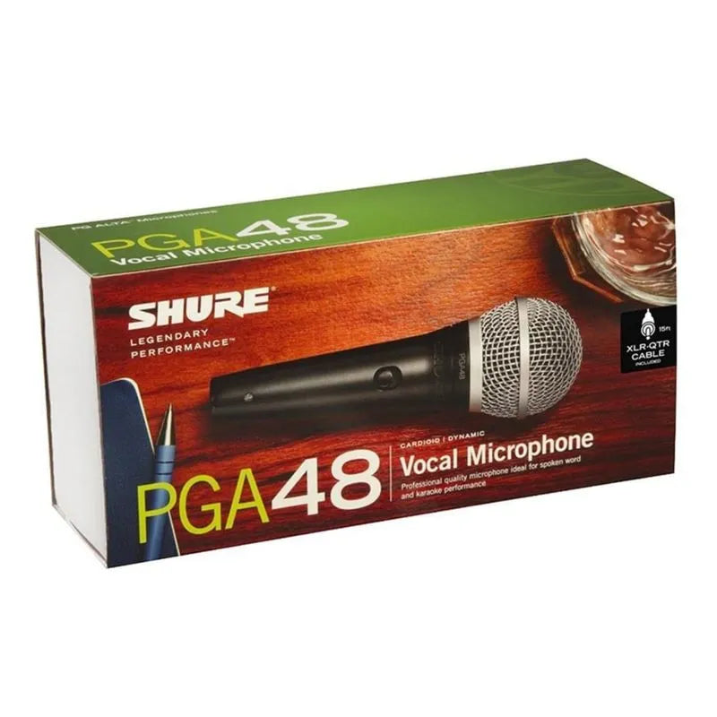 Micrófono vocal dinámico SHURE PGA48-QTR