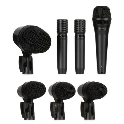 Set de 7 Micrófonos para batería SHURE PGADRUMKIT7