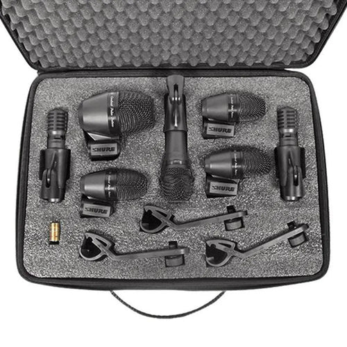 Set de 7 Micrófonos para batería SHURE PGADRUMKIT7