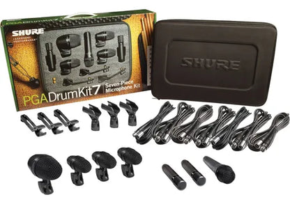 Set de 7 Micrófonos para batería SHURE PGADRUMKIT7