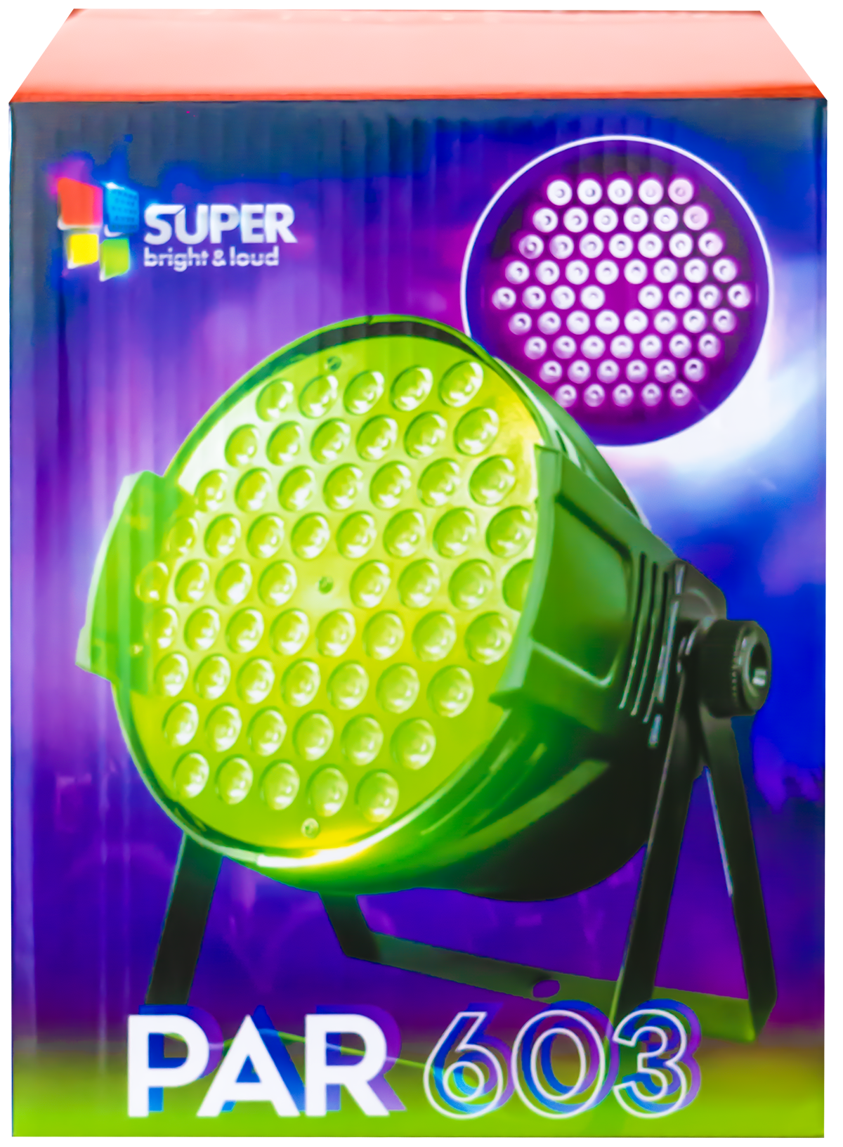 Par603 Super Bright 60 Leds 3Wts RGB+A