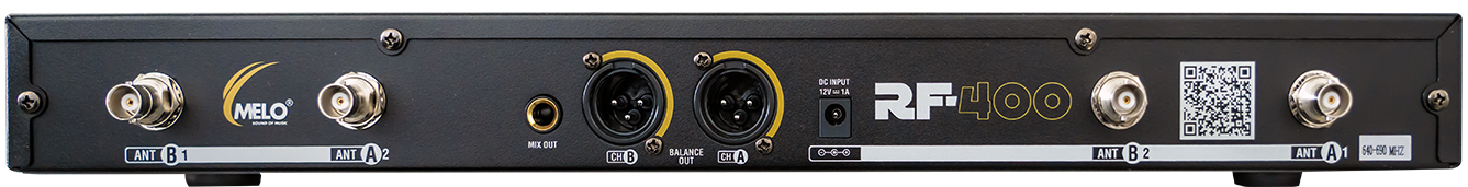 Sistema Inalámbrico Dual MELO RF400