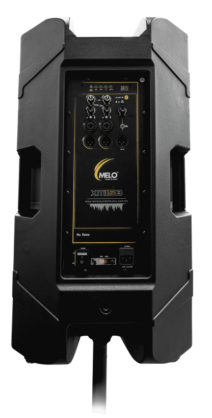 Bafle Activo MELO 1x15" 1x1.75" 800Wts RMS con Bluetooth XM15B