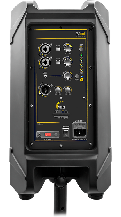 Bafle Activo MELO compacto 1x8" y 1x1" 350W RMS con bluetooth XM8B