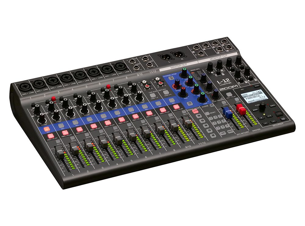 Mezcladora Zoom LiveTrack L12