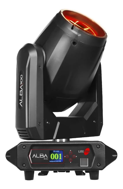 Cabezas Moviles Lite-Tek ALBA300 2 Pzas C/Estuche