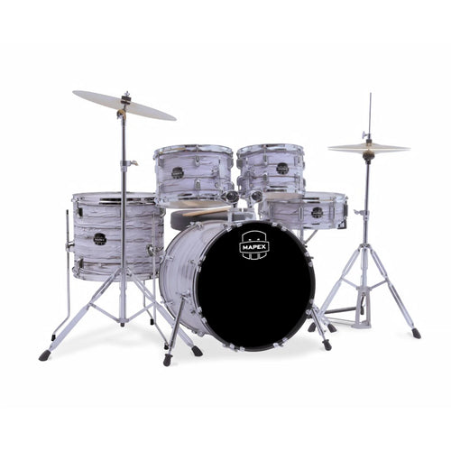 Batería de 5 pzs Serie COMET Color White Marblewood CM5294FTC-FI-SC