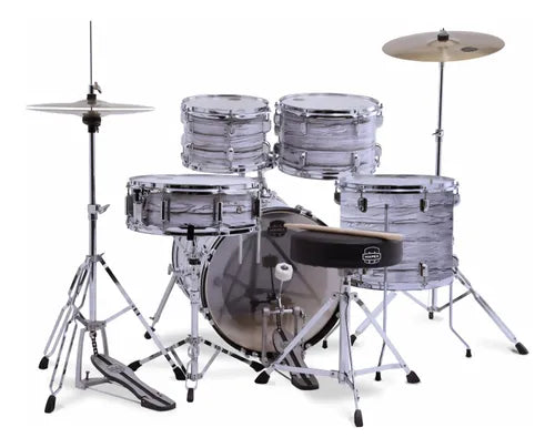Batería de 5 pzs Serie COMET Color White Marblewood CM5294FTC-FI-SC