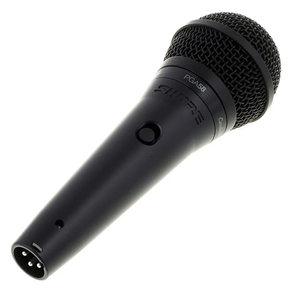 Micrófono Vocal Dinámico Shure Cardiode PGA58-XLR